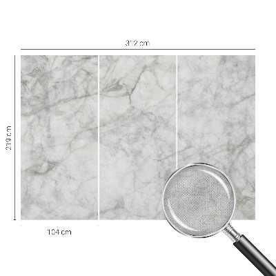 Autocolante de parede fotográfico com padrão de mármore elegante