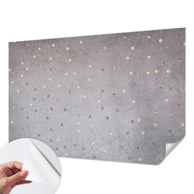 Papel de parede autocolante para sala com padrão de pontos simétricos
