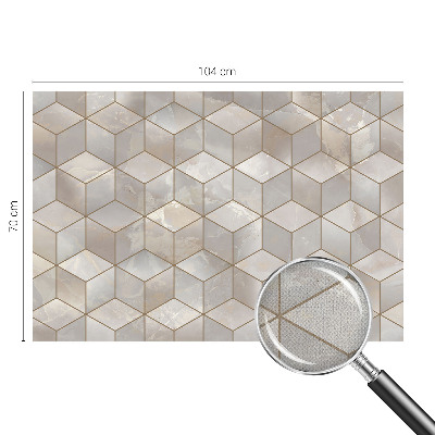 Papel de parede autocolante para quarto Mosaico geométrico