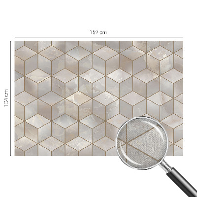 Papel de parede autocolante para quarto Mosaico geométrico