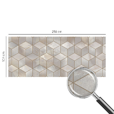 Papel de parede autocolante para quarto Mosaico geométrico