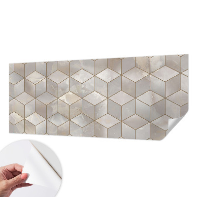 Papel de parede autocolante para quarto Mosaico geométrico