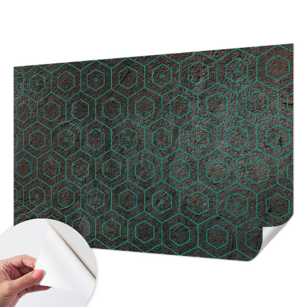 Papel de parede para criança com padrão geométrico