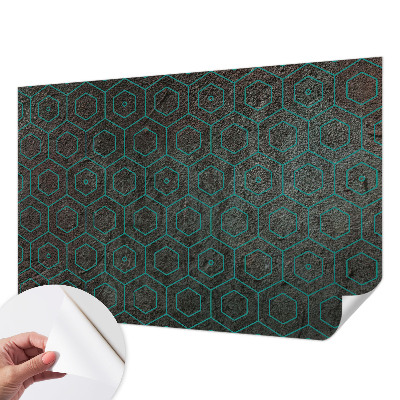 Papel de parede para criança com padrão geométrico