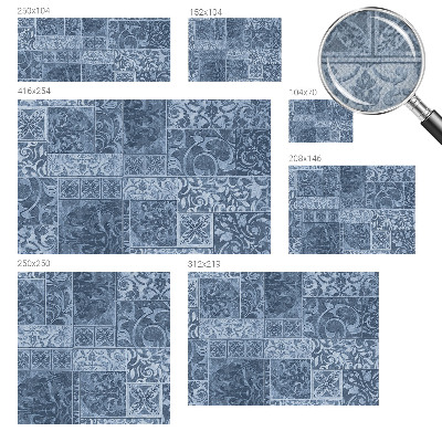 Papel de parede 3D com ornamentos de plantas