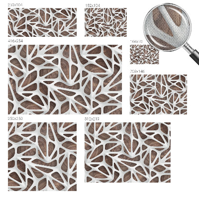 Papel de parede autocolante para sala Harmonia dinâmica