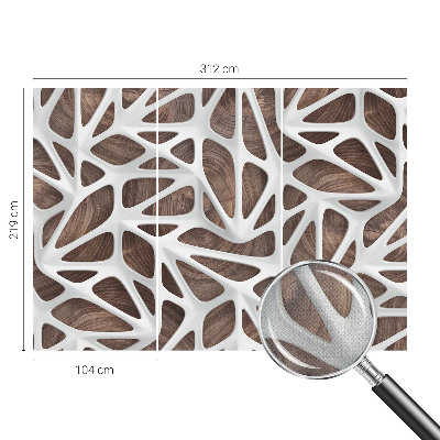 Papel de parede autocolante para sala Harmonia dinâmica