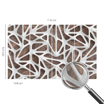 Papel de parede autocolante para sala Harmonia dinâmica