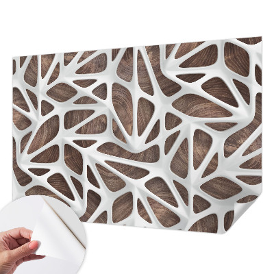 Papel de parede autocolante para sala Harmonia dinâmica
