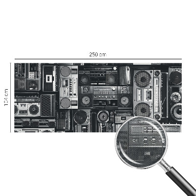 Papel de parede infantil Rádio retrô