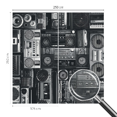 Papel de parede infantil Rádio retrô