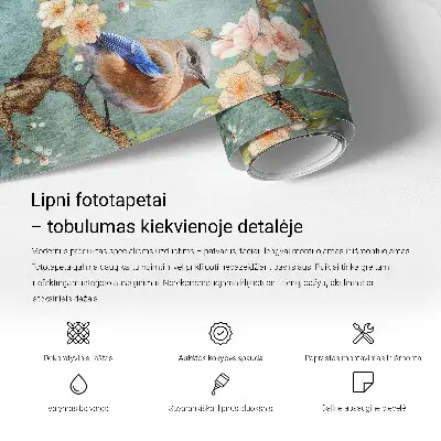 Autocolante de parede fotográfico com cactos verdes