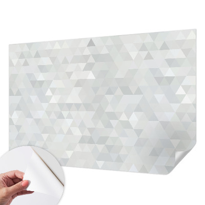 Papel de parede 3D com padrão cinza