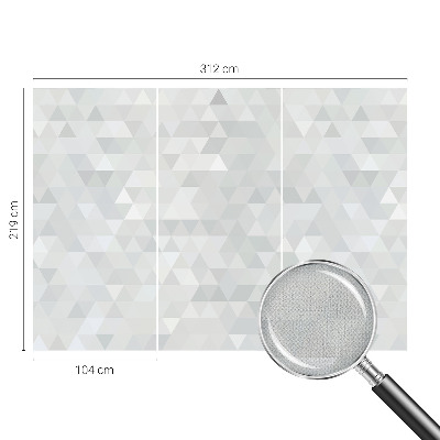 Papel de parede 3D com padrão cinza