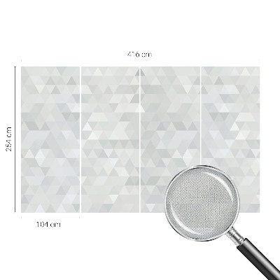 Papel de parede 3D com padrão cinza
