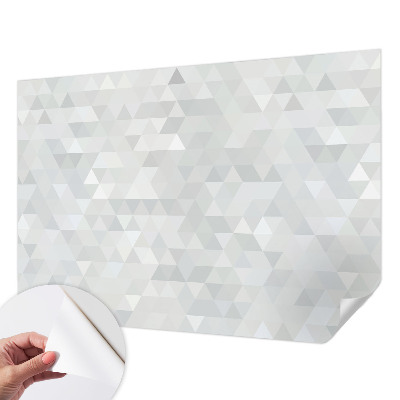 Papel de parede 3D com padrão cinza