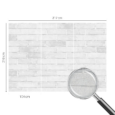 Papel de parede infantil Parede de tijolos