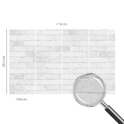Papel de parede infantil Parede de tijolos