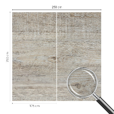 Papel de parede autocolante para quarto Anéis de madeira