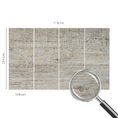 Papel de parede autocolante para quarto Anéis de madeira