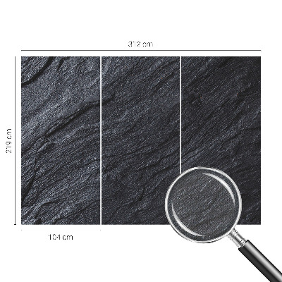 Autocolante de parede fotográfico com padrão de estrutura de pedra