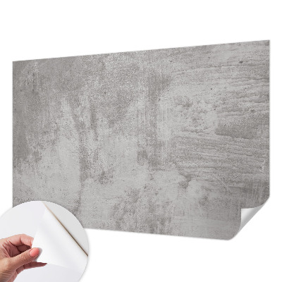 Papel de parede autocolante para sala com acabamento de concreto bruto