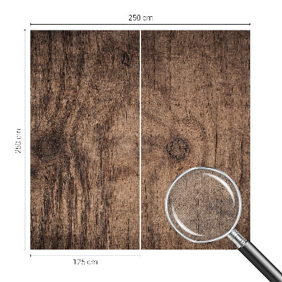 Papel de parede autocolante para quarto Madeira rústica