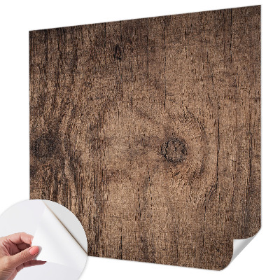 Papel de parede autocolante para quarto Madeira rústica