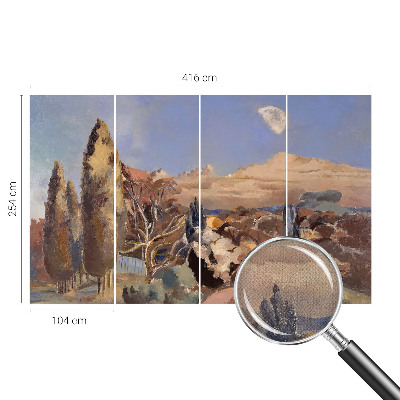 Autocolante de parede fotográfico Paisagem florestal