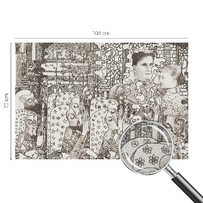 Papel de parede 3D Retratos florais