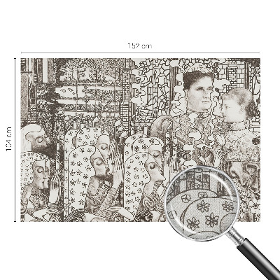 Papel de parede 3D Retratos florais