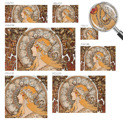 Papel de parede infantil com tema zodiacal elegante