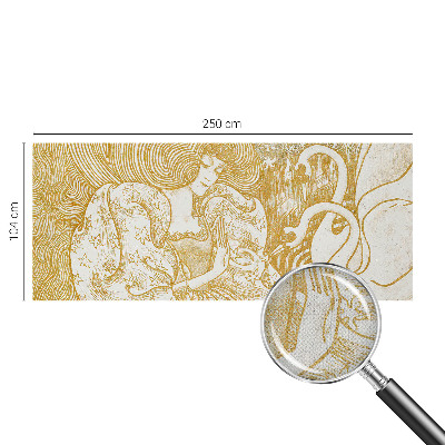 Papel de parede autocolante para sala Elegância feminina