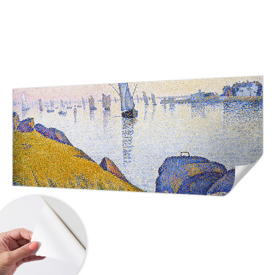 Papel de parede autocolante para quarto com estampa 'Reflexão da vela'