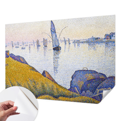 Papel de parede autocolante para quarto com estampa 'Reflexão da vela'
