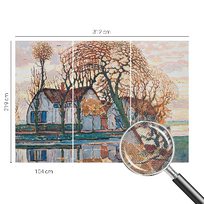 Papel de parede 3D Paisagem idílica