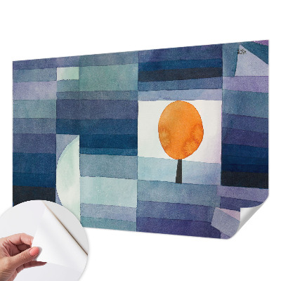 Autocolante de parede fotográfico com motivo de árvore abstrata