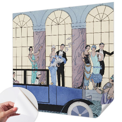 Papel de parede autocolante Art déco