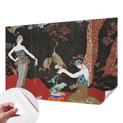 Papel de parede para criança com cena elegante