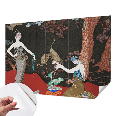 Papel de parede para criança com cena elegante