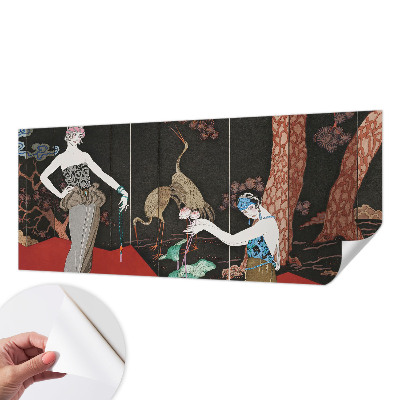 Papel de parede para criança com cena elegante