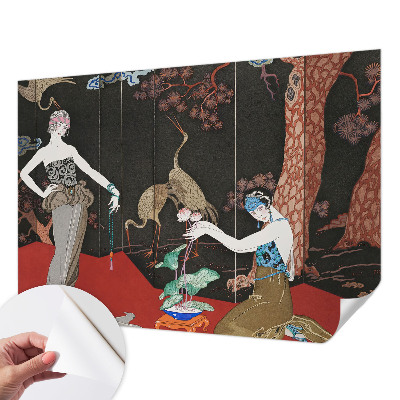 Papel de parede para criança com cena elegante