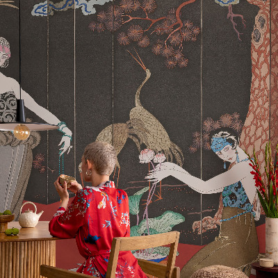 Papel de parede para criança Cena elegante