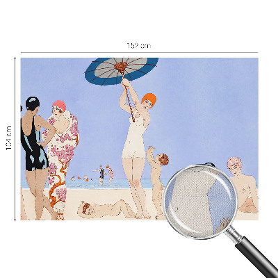 Papel de parede infantil Praia retrô