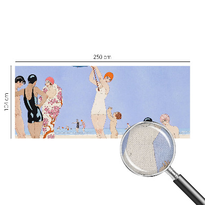Papel de parede infantil Praia retrô