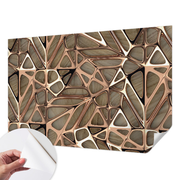 Papel de parede autocolante para sala Padrão geométrico