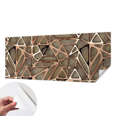 Papel de parede autocolante para sala Padrão geométrico