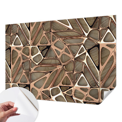 Papel de parede autocolante para sala Padrão geométrico
