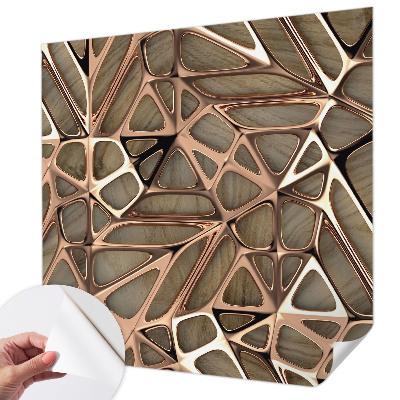 Papel de parede autocolante para sala Padrão geométrico
