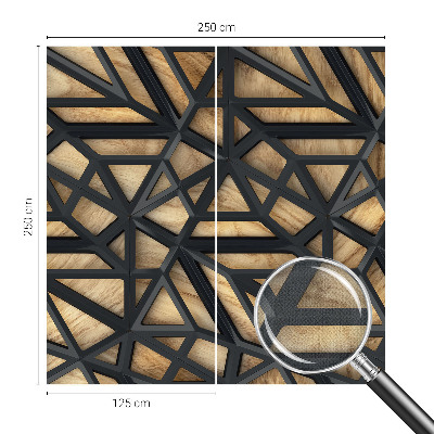 Papel de parede autocolante para quarto Conexão geométrica
